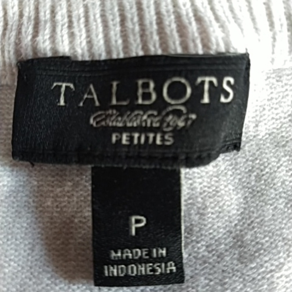 🛍️ BUNDLE ONLY 🛍️ TALBOTS LADIES WHITE SLEEVELESS TOP - Picture 7 of 8